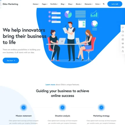 Marketing Agency Website Design with Free VPS Web Hosting