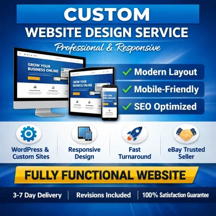 Custom Website Design Service | Responsive WordPress Website