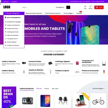 eCommerce Business Website Design with Free VPS Web Hosting