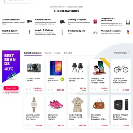 eCommerce Business Website Design with Free VPS Web Hosting