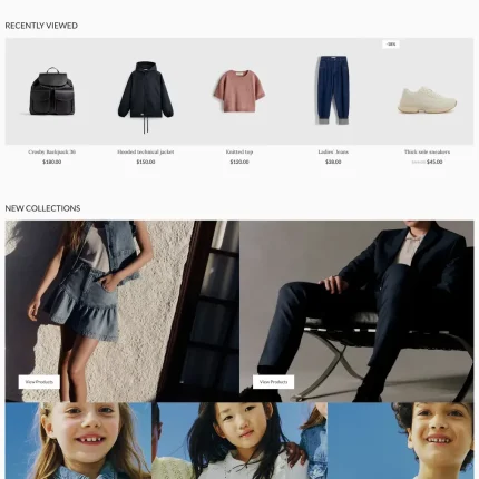 Fashion Boutique Website Design with Free VPS Web Hosting