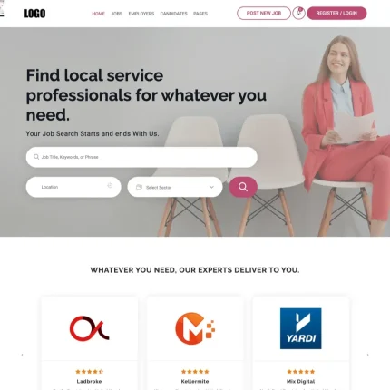Home Jobs Website Design with Free VPS Web Hosting