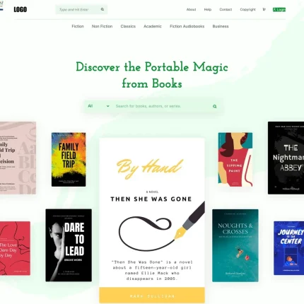 eBook Marketplace Website Design with Free VPS Web Hosting